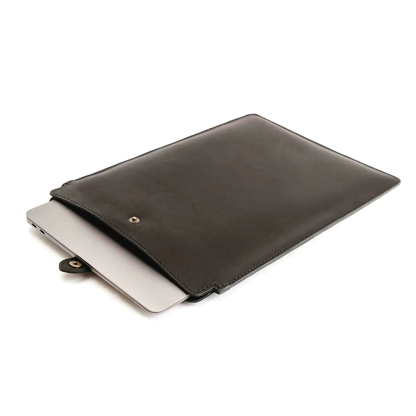 'Almost Perfect' Leather Laptop Sleeve