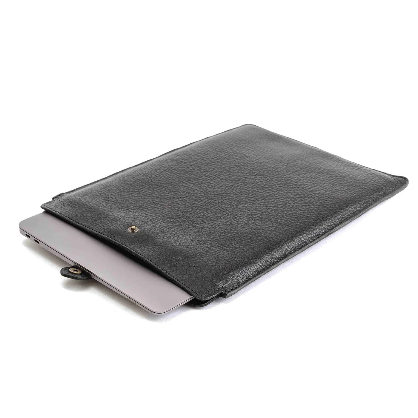 'Almost Perfect' Leather Laptop Sleeve