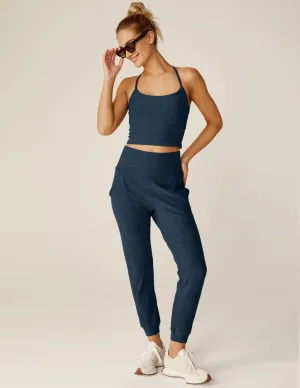 BEYOND YOGA SPACEDYE MIDI JOGGER NOCTURNAL NAVY