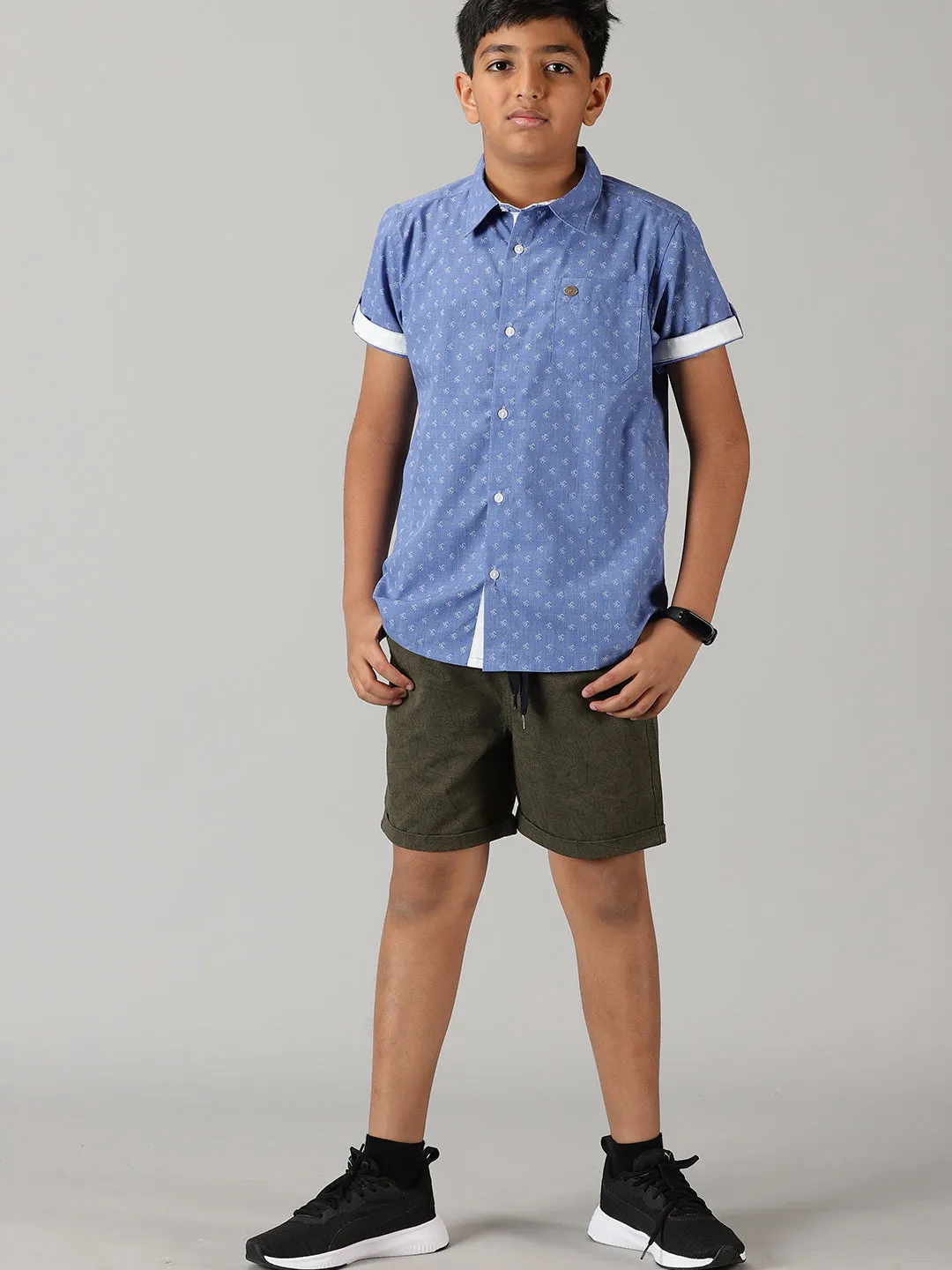 Boys Half Sleeve Printed Shirts