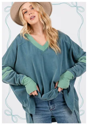 Chill Vibes Oversized Top