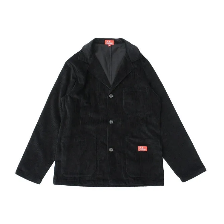 Cookman Lab Jacket - Corduroy : Black