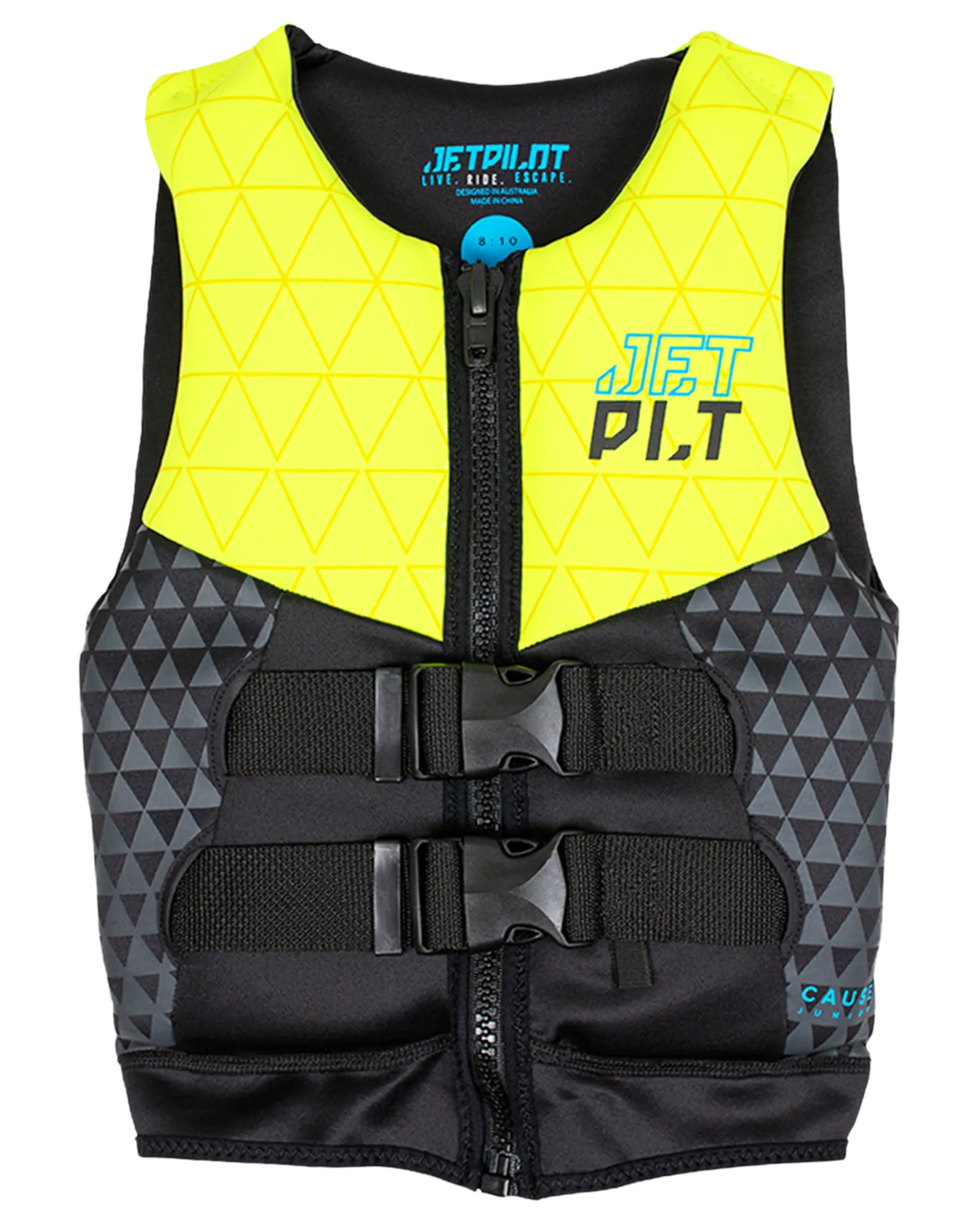 Jetpilot The Cause F/E Youth Neo Vest - Yellow Level 50 - 2023