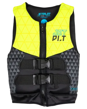 Jetpilot The Cause F/E Youth Neo Vest - Yellow Level 50 - 2023