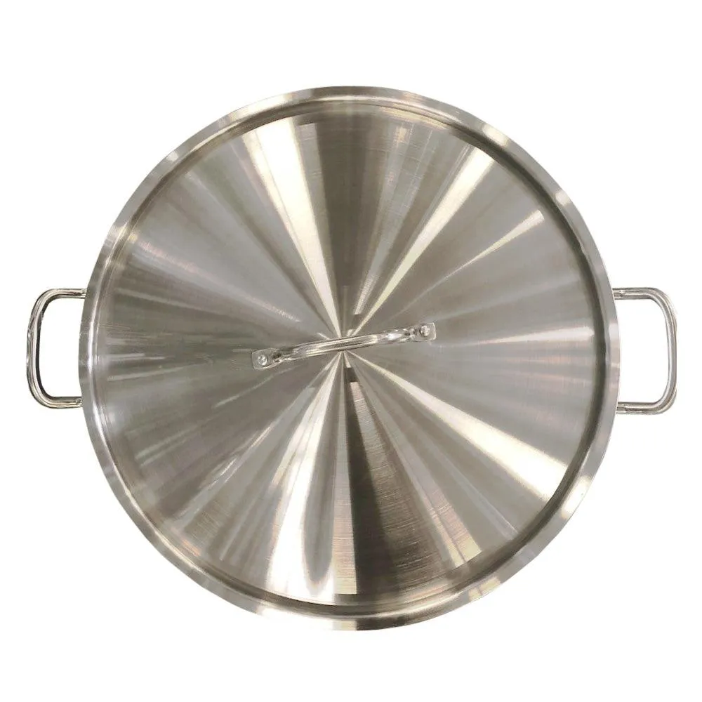 Nella 30 Qt. Stainless Steel Brazier with Cover - 80430