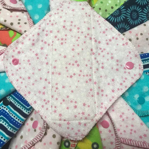 NEW SIZE: MamaBear LadyWear Cloth Menstrual Pad, Pantyliner - Mini Maxi for Teens, Tweens, Petites