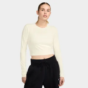 Nike Sportswear Women's Chill Knit Cropped Long Sleeve / Light Orewood Brown