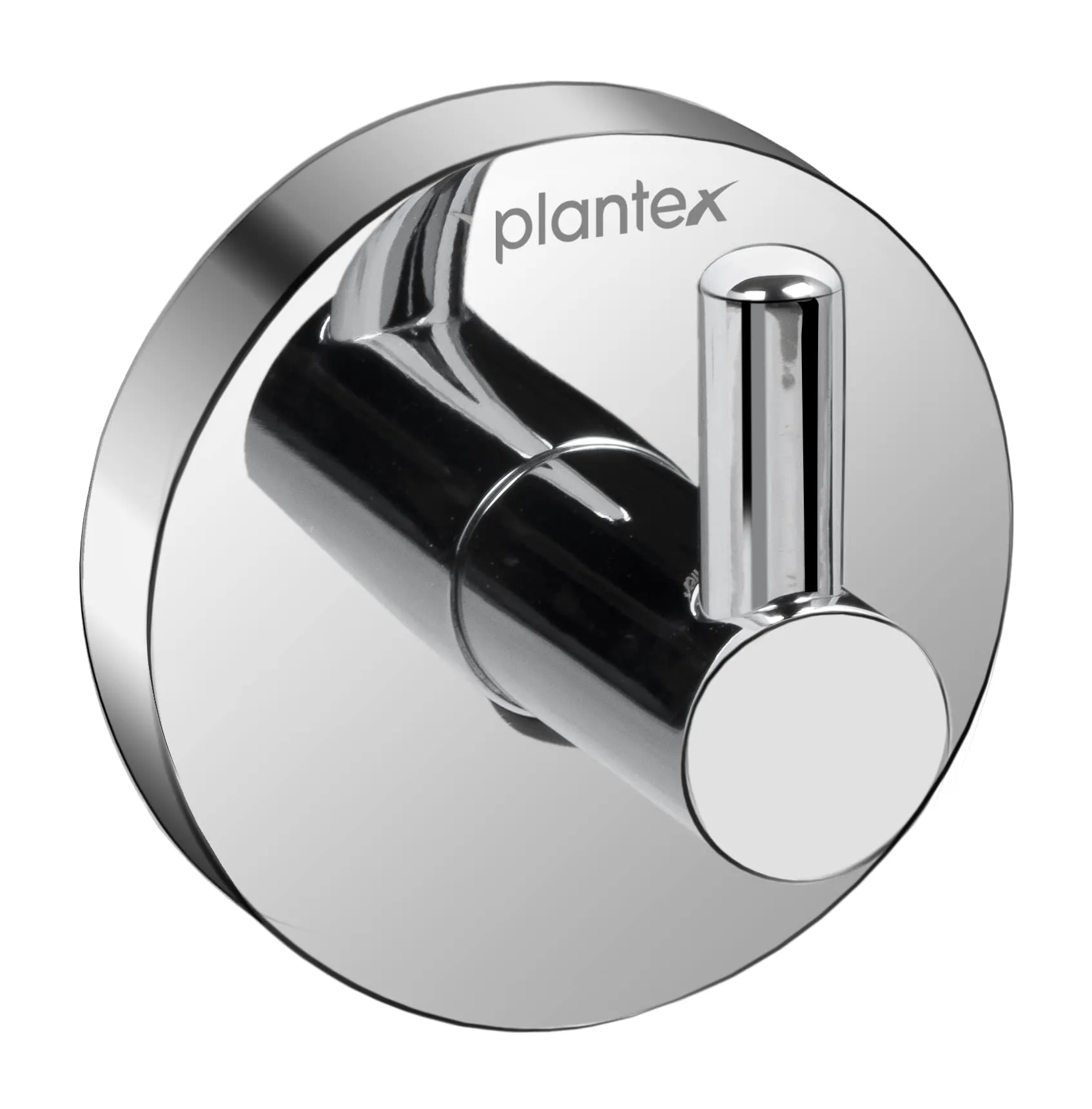 Plantex Rich Silver Bathroom Hooks for Hanging Towels and Clothes in Bathroom/washroom (Fully Brass)