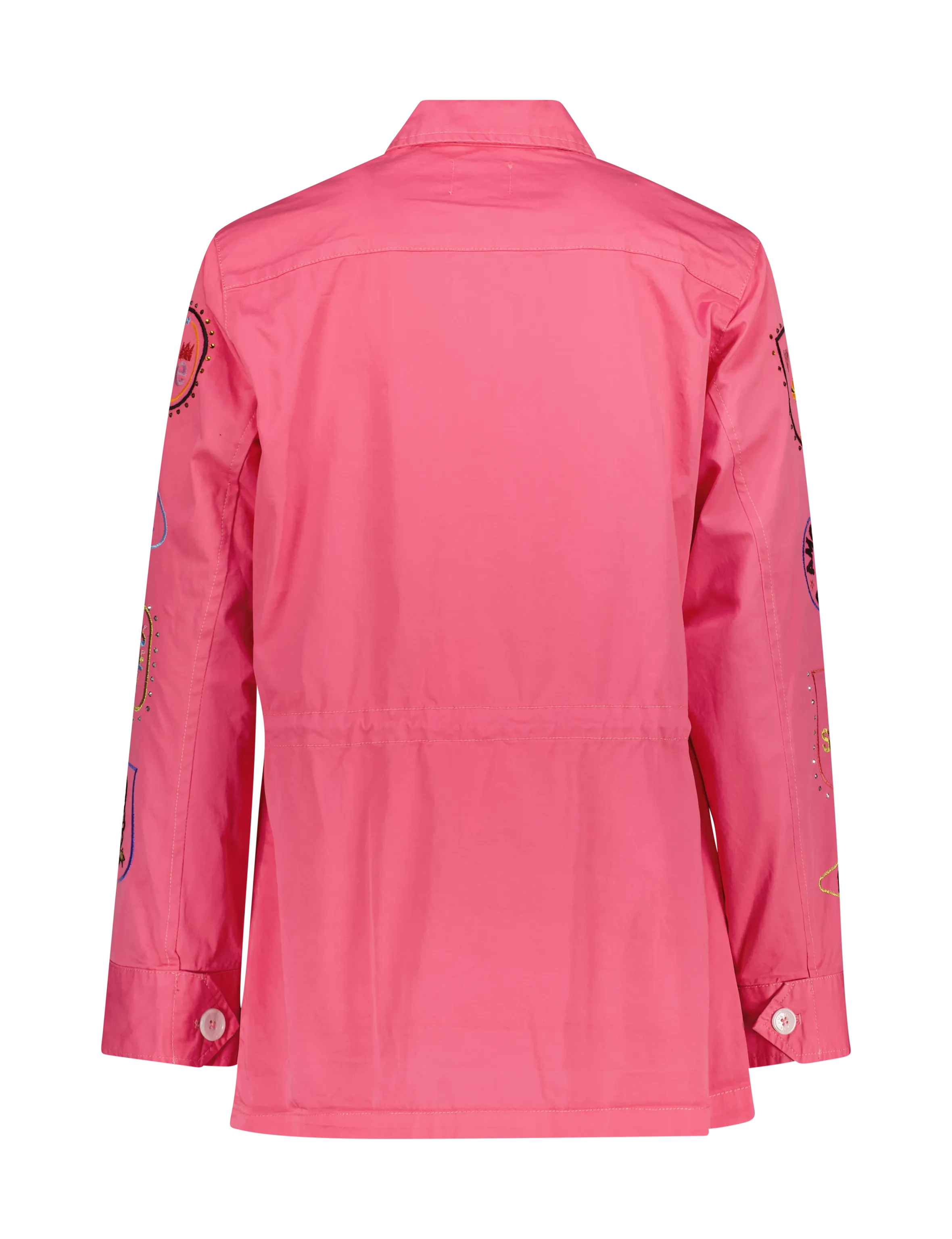 Sloane Utility Pink Embroidery Jacket