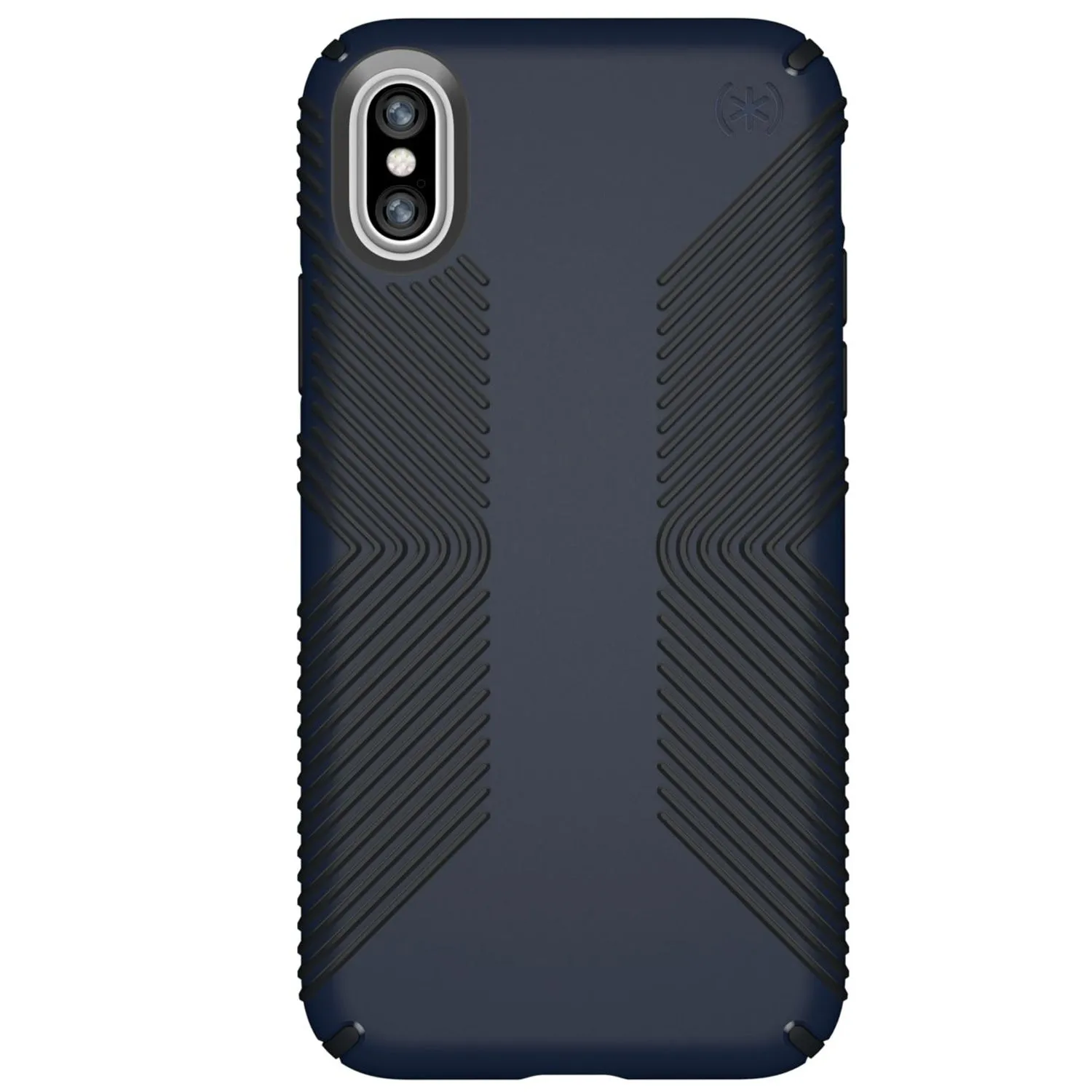 Speck Presidio Grip Eclipse Blue Carbon Black iPhone XS Case - 117124-6587