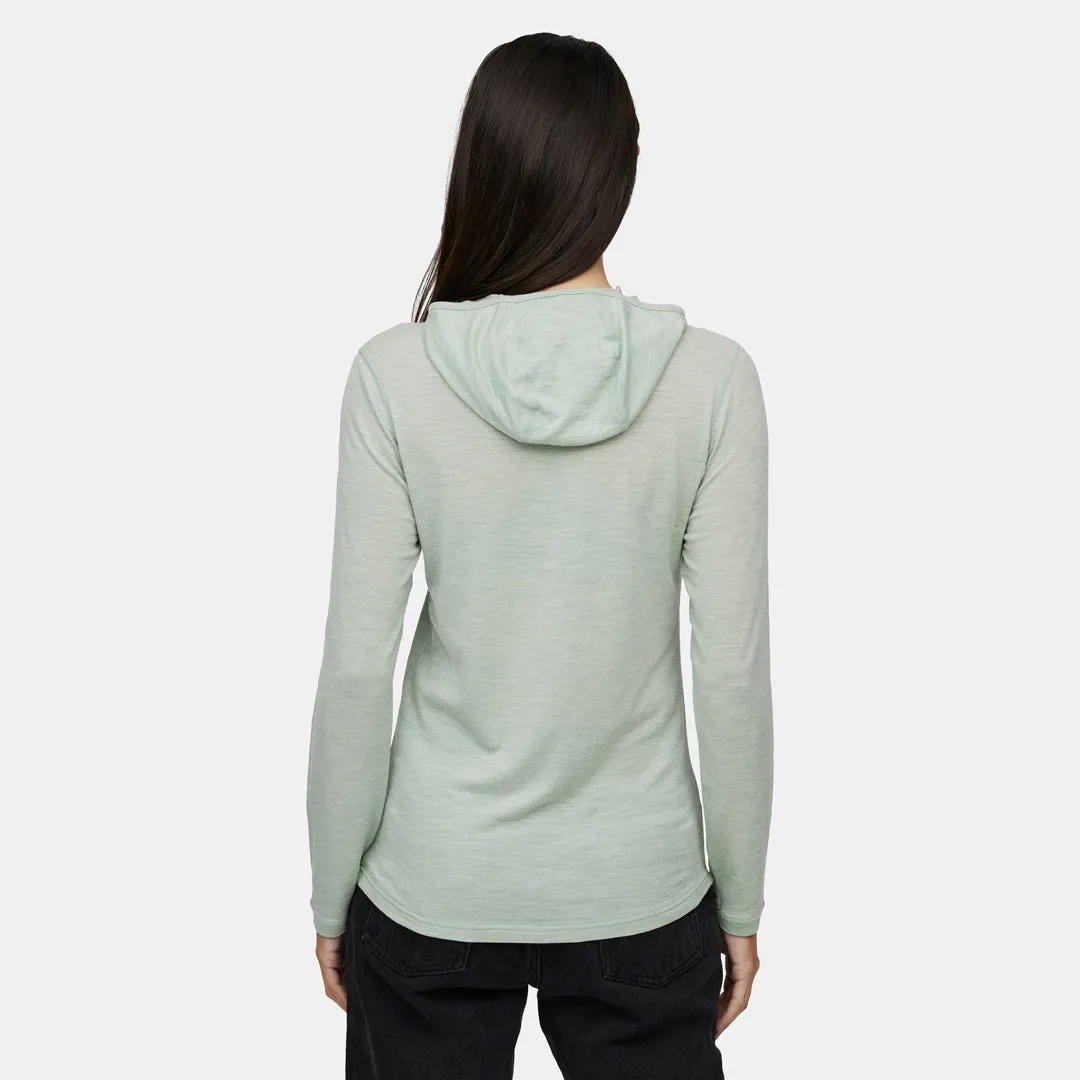 Womens Feathertop Ultralight Hooded Long Sleeve Tee